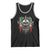 Funny Irish Warrior Tank Top Vintage Skull Celtic Cross Ireland Flag