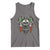 Funny Irish Warrior Tank Top Vintage Skull Celtic Cross Ireland Flag