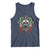 Funny Irish Warrior Tank Top Vintage Skull Celtic Cross Ireland Flag