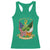 Proud To Be Irish American Racerback Tank Top Vintage Ireland USA Flag Shamrock Harp