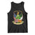 Proud To Be Irish American Tank Top Vintage Ireland USA Flag Shamrock Harp