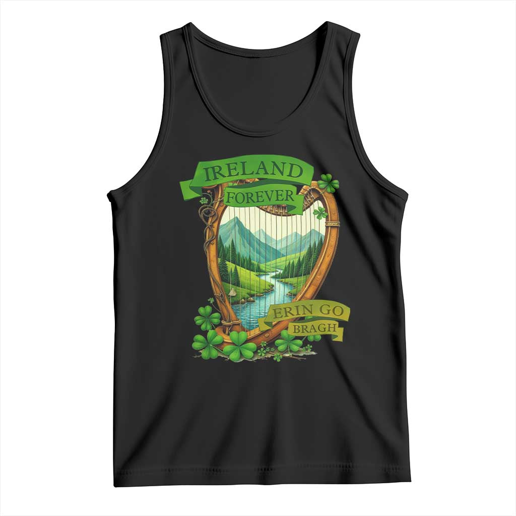 Irish Pride Tank Top Ireland Forever Erin Go Bragh Harp Shamrock