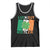 Funny St Patrick's Day Luckiest Rizzler Tank Top Vintage Ireland Flag Shamrock