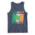 Funny St Patrick's Day Luckiest Rizzler Tank Top Vintage Ireland Flag Shamrock