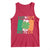 Funny St Patrick's Day Luckiest Rizzler Tank Top Vintage Ireland Flag Shamrock