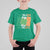 Funny St Patrick's Day Skibidi Shamrock T Shirt For Kid Vintage Ireland Flag Shamrock