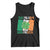 Funny St Patrick's Day Skibidi Shamrock Tank Top Vintage Ireland Flag Shamrock