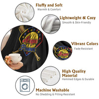 Arepa Power Venezuela Baseball Lover Throw Blanket Venezuelan Pride