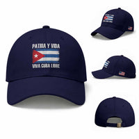Patria y Vida Cuba Libre Baseball Cap Freedom Patriotic Cuban Flag
