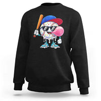 Baseball Bubble Gum Sports Game Day Sweatshirt