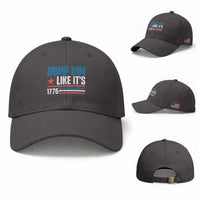 Funny Dump Him Like It's 1776 Baseball Cap Star And Stripes