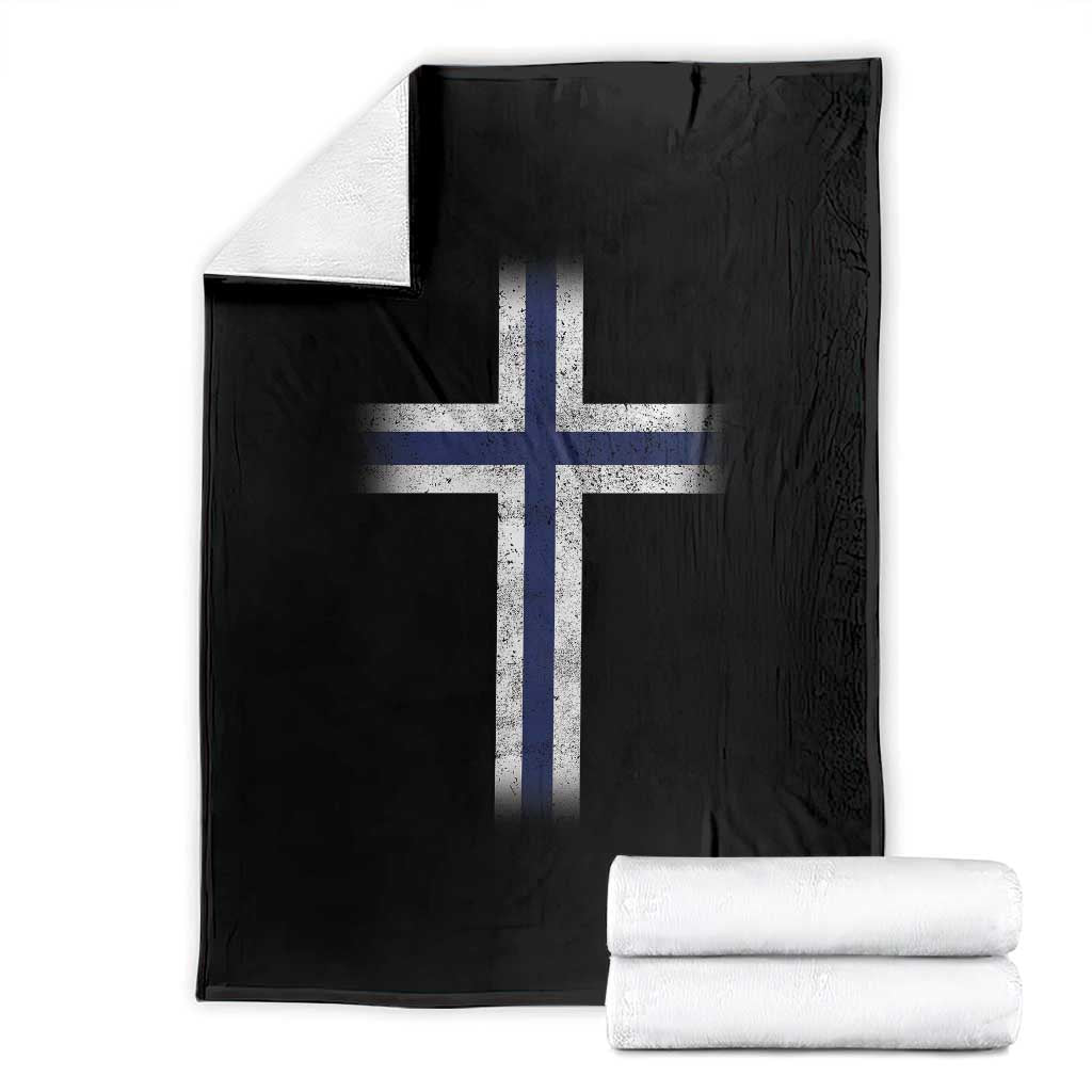 Norway Flag Distressed Nordic Symbol Norwegian Fans Throw Blanket