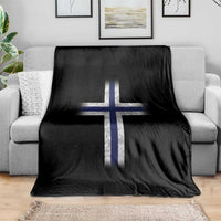 Norway Flag Distressed Nordic Symbol Norwegian Fans Throw Blanket