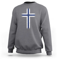 Norway Flag Distressed Nordic Symbol Norwegian Fans Sweatshirt