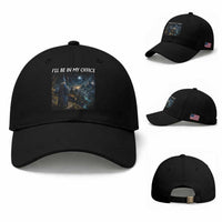 I Will Be In My Office Funny Wizard Fantasy Magic Meme Baseball Cap