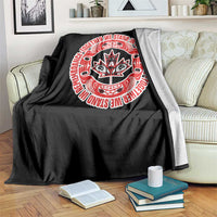 Indigenous Children Throw Blanket Together We Stand In Remembrance Unity Day Papoose Maple Leaf Native American - Wonder Print Shop