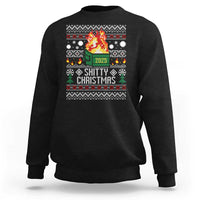 Funny Xmas Lil Dumpster Fire Sweatshirt Shitty Christmas Festive Holiday - Wonder Print Shop