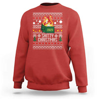 Funny Xmas Lil Dumpster Fire Sweatshirt Shitty Christmas Festive Holiday - Wonder Print Shop
