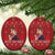 Funny Xmas Nakatomi Plaza Christmas Ornament Deck The Hans - Wonder Print Shop