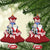 Funny Xmas Hanukkah Christmas Ornament Triple Ho Yo Santa Hebrew Snowflake Menorah - Wonder Print Shop