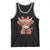 Funny Western Highland Cow Farm Valentine Tank Top