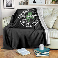 Prone To Shenanigans And Malarkey Throw Blanket Funny St Patricks Day Irish Shamrock