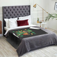 Leprechaun Basketball St Patricks Day Sport Lover Throw Blanket