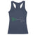 Funny St Patrick's Day Ice Hockey Shamrock Racerback Tank Top