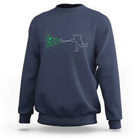 Funny St Patrick's Day Ice Hockey Shamrock Sweatshirt