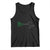 Funny St Patrick's Day Ice Hockey Shamrock Tank Top