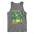 Funny Skibidi St Pat Rizz Day Tank Top Dabbing Leprechaun Shamrock Coin