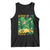 Funny Skibidi St Pat Rizz Day Tank Top Dabbing Leprechaun Shamrock Coin