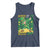 Funny Skibidi St Pat Rizz Day Tank Top Dabbing Leprechaun Shamrock Coin