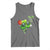 Funny St Patrick's Day Basketball Green Shamrock Tank Top