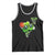 Funny St Patrick's Day Basketball Green Shamrock Tank Top