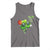 Funny St Patrick's Day Basketball Green Shamrock Tank Top