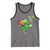 Funny St Patrick's Day Basketball Green Shamrock Tank Top