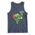 Funny St Patrick's Day Basketball Green Shamrock Tank Top