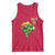 Funny St Patrick's Day Basketball Green Shamrock Tank Top