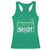 Funny St Patrick's Day Pickleball Racerback Tank Top Lucky Shot Shamrock