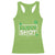 Funny St Patrick's Day Pickleball Racerback Tank Top Lucky Shot Shamrock