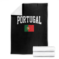 Vintage Portugal Flag Portuguese Pride Throwback Design Throw Blanket