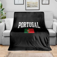 Vintage Portugal Flag Portuguese Pride Throwback Design Throw Blanket