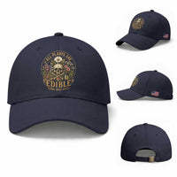 All Plants Are Edible Some Only Once Baseball Cap Funny Botany Gardeners