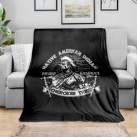 Cherokee Tribe Throw Blanket Native American Indian Pride Respect Axe - Wonder Print Shop