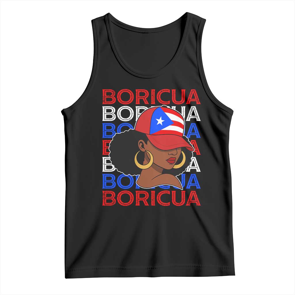 Puerto Rico Boricua Girl  Proud Puerto Rican Hispanic Heritage Tank Top - Wonder Print Shop