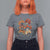 Fall Season Gamers T Shirt For Women Gaming Controllers Pumpkin Turkey Autumn Maple Leaf - Wonder Print Shop