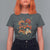 Fall Season Gamers T Shirt For Women Gaming Controllers Pumpkin Turkey Autumn Maple Leaf - Wonder Print Shop