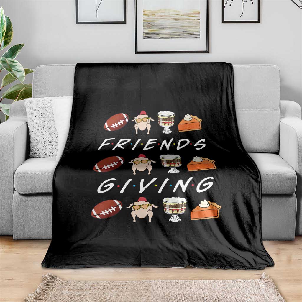 Funny Thanksgiving Thankful Friends Giving Party Throw Blanket - Wonder Print Shop