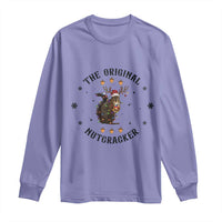 Funny Christmas Squirrel Long Sleeve Shirt The Original Nutcracker Snowflake Santa Hat TS11